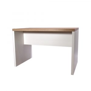 Tisch "Living", weiß/Sonoma Eiche, 70 x 115 cm H= 75 cm
