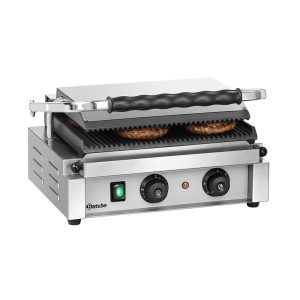 Kontaktgrill, Steaker beitseitig Rillen