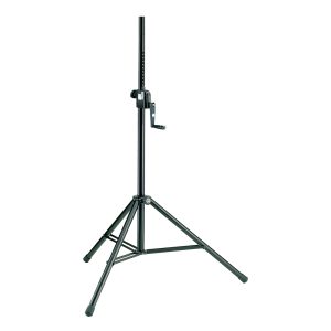 Boxenstativ K&M 213 mit Kurbel, max 50kg, Höhenverstellbar von 1,38-2,18m