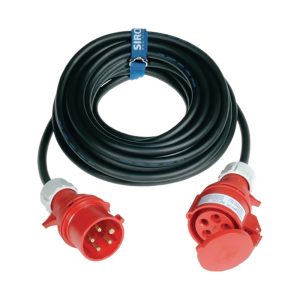 Gummikabel 400 Volt - 16A CEE, 2,5 mm2, 10 m