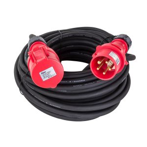 Gummikabel 400 Volt - 16A CEE, 1,5 mm2, 15 m