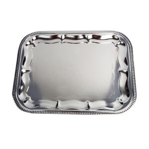 Cromagan / Edelstahl Platte, Party, 41 x 31cm