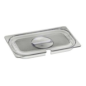 Deckel, für Einsatz 1/3 GN, Polycarbonat, Löffelaussparung