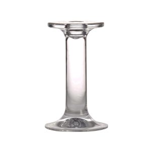 Kerzenleuchter, glas, H= 16 cm