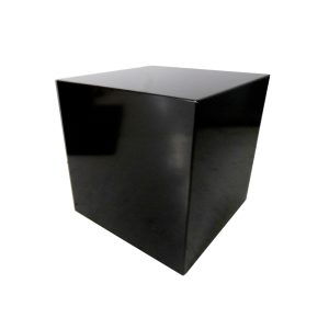 KUBIX Holz Hochglanz schwarz