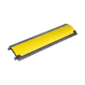 Kabelbrücke, Defender MINI gelb/schwarz, 3 Kammern je 35 mm, 100 x 29 x 4,8 cm (85200)