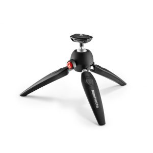 Manfrotto PIXI EVO Mini-Stativ für Kompaktkameras und Leuchten (MTPIXIEVO-BK)