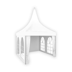 Pagodenzelt 3 x 3 m, Traufenhöhe: 2,5 m