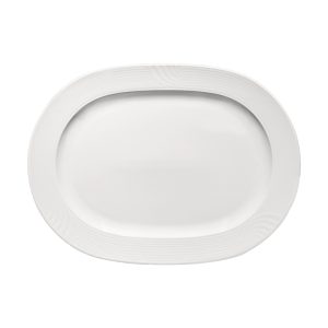 Platte, oval, weiß, B= 35 cm, Bauscher Carat