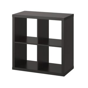 Regal, "Kallax", schwarz, 2 x 2