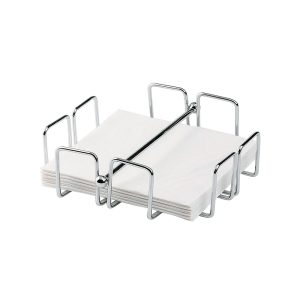Serviettenhalter 19  x 19, Metall, verchromt