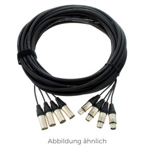 Snake, 4er XLR 3-pol, 10 m