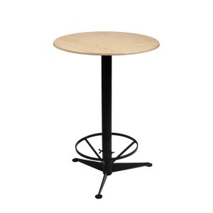 Stehtisch "Kombi-Table" schwarz/ahorn, d=80 cm