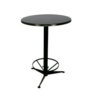 Stehtisch "Kombi-Table" schwarz/schwarz, d=80 cm