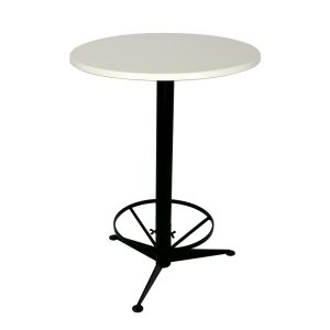 Stehtisch "Kombi-Table" schwarz/weiß, d=80 cm