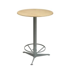 Stehtisch "Kombi-Table" silber/ahorn, d=80 cm