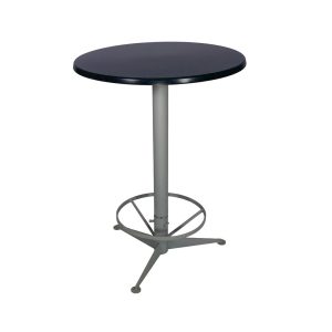 Stehtisch "Kombi-Table" silber/blau gesprenkelt, d=100 cm