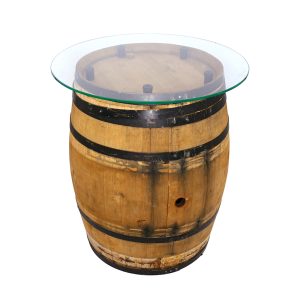 Stehtisch, Weinfaß, 200 ltr. inkl. Glasplatte D= 80 cm H= 83 cm