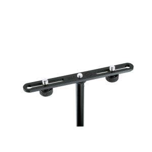 Stereoschiene für 2 Mikrofone, aufschraubbar auf 3/8 Zoll Gewinde, l= 200mm, K&M