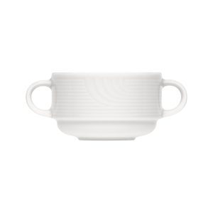 VPE (50 St.) Suppentassen Obere, weiß, 0,18 l, Bauscher Carat