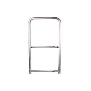 Sicherheitsgeländer, H: 100 cm, Breite: 35 cm - für Podestbreite: 50 cm, galv. verzinkt, nivtec/innodeck