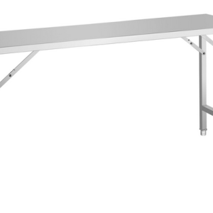 Edelstahltisch 1600 x 600 mm - VA Arbeitstisch klappbar