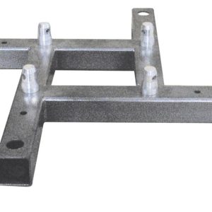 X4K-30 - Spindelbasement (4 x Spindel)  4-Punkt-Traverse (Expotruss), male 60 cm x 60 cm inkl. halber Konusverbinder