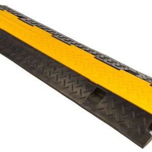 Kabelbrücke, Defender HBM gelb/schwarz, 2 Kammern je 25 mm, 98 x 29 x 6 cm