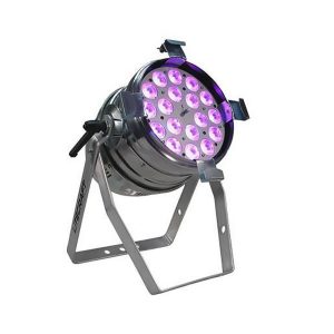 PAR 64 - AT10 - Floorspot RGBA (18 x10 W) silber, Litecraft, LED