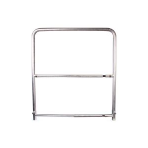 Sicherheitsgeländer, H: 100 cm, Breite: variabel 75 - 110 cm, galv. verzinkt, nivtec/innodeck