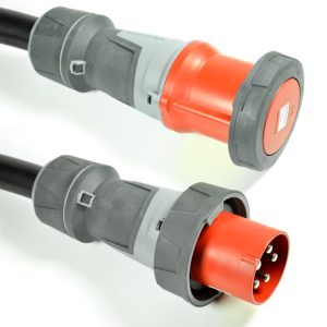 Gummikabel 400 Volt - 125A CEE, 35 mm2, 25 m