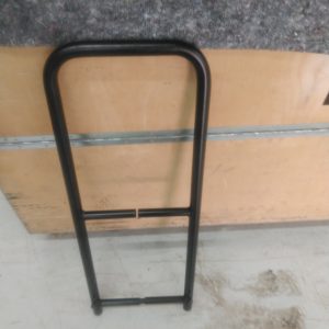 Geländer, B: 35 cm, schwarz H: 100 cm. Nivtec/Innodeck